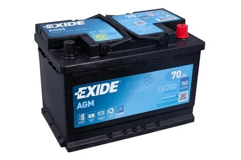 Аккумулятор exide ek700