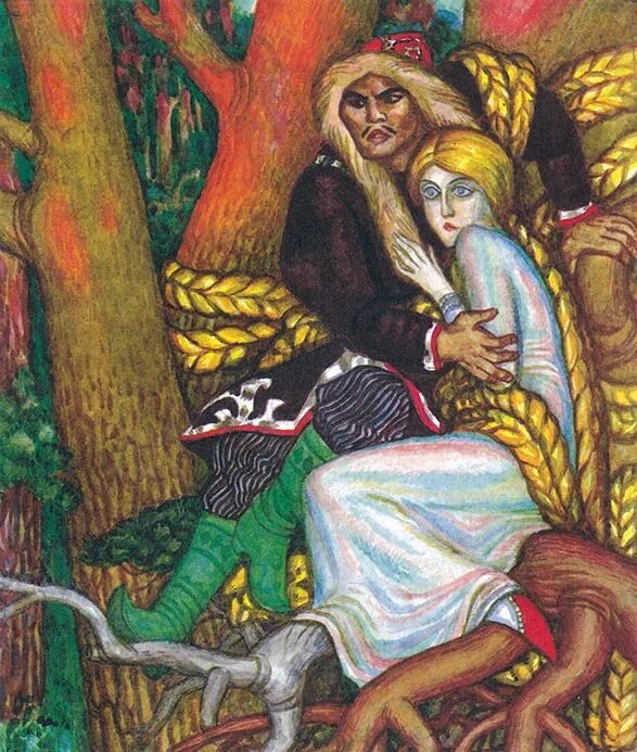 сказ бажова золотые. сказ бажова золотые. сказ бажова золотые. золотой волос бажов иллюстрации. сказы бажова золотой волос.