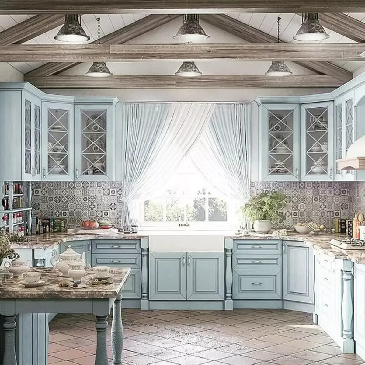 Кухня прованс в доме – Telegraph