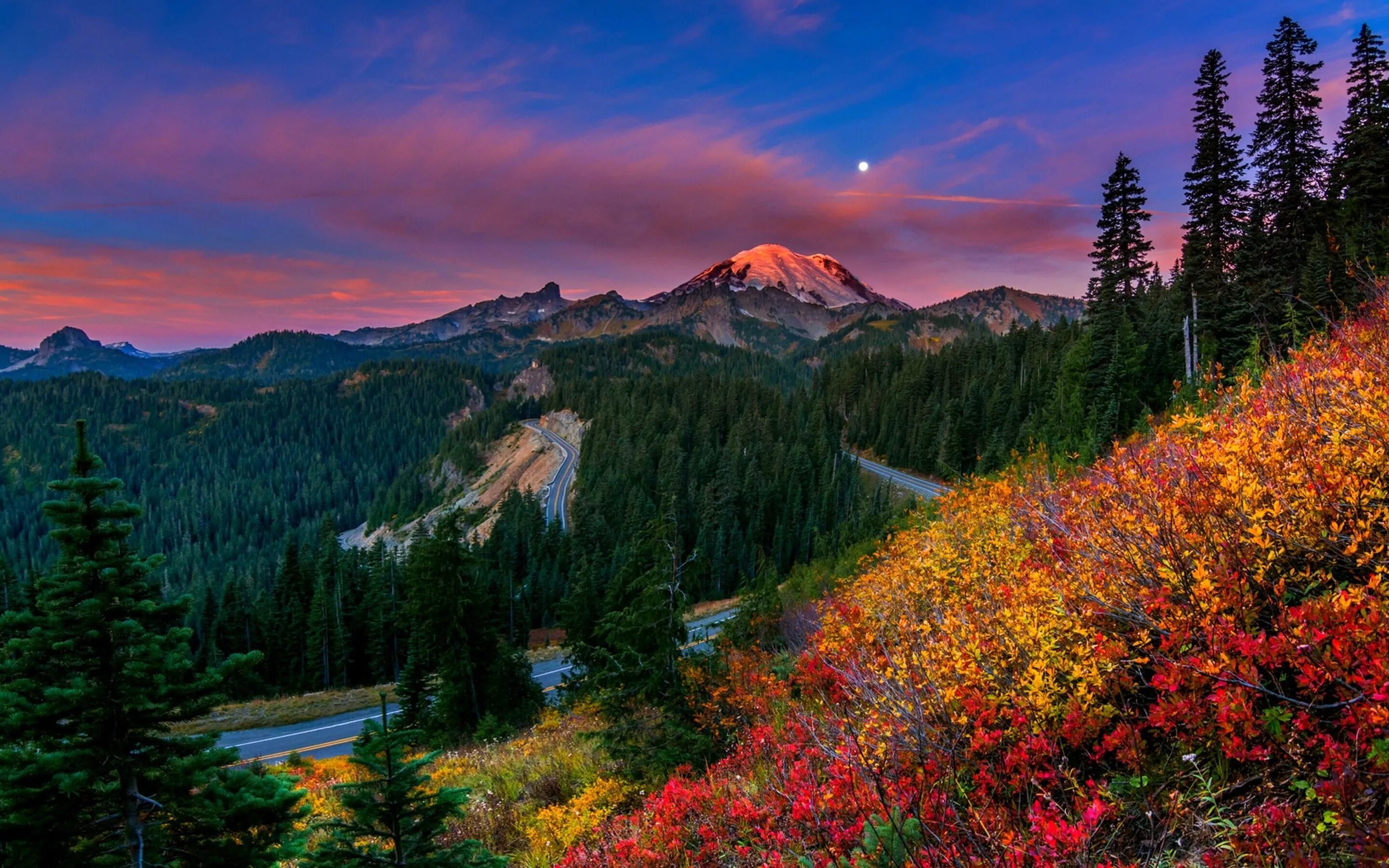 Пр е красный. Природа. Природа горы. Осень в горах. Красивый пейзаж.
