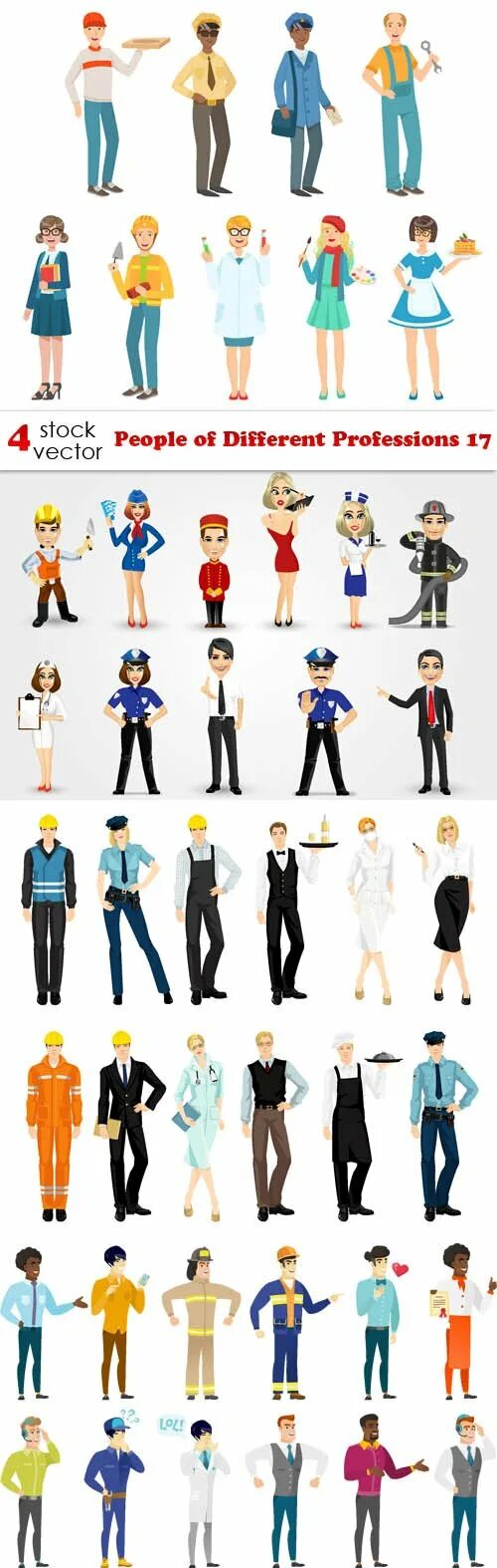 Different professions