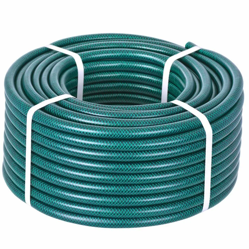 Шланг Water Hose. Шланг садовый из ПВХ Garden House 1 дюйм, 50 метров. Шланг пластиковый для воды. Шланг плетеный для воды.