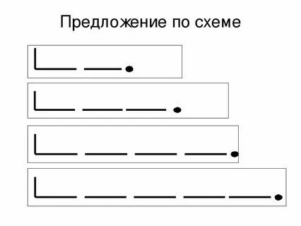 Составь схему предложений