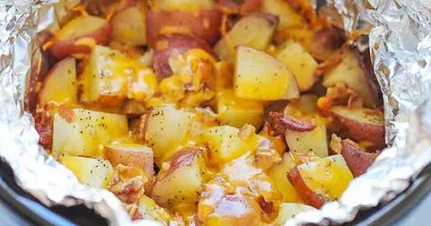 Картошка с беконом и сливками
