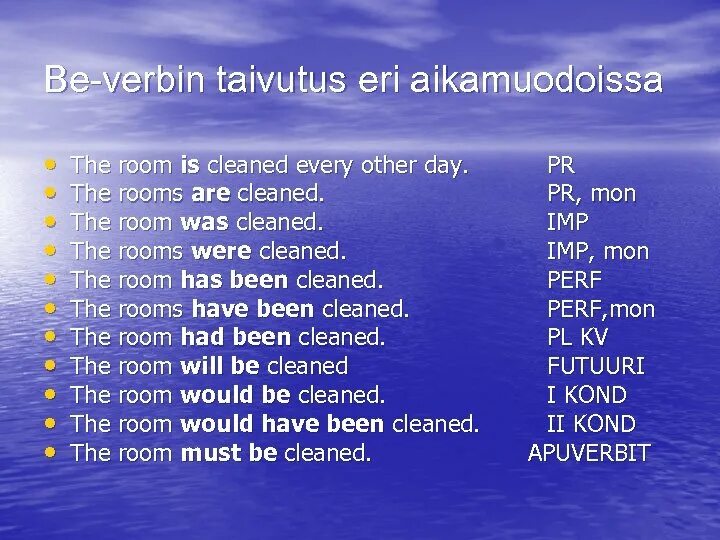 It had been cleaning. It had been cleaning