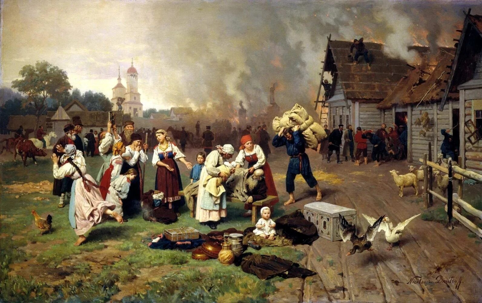 Жизнь русского крестьянина в 17 веке