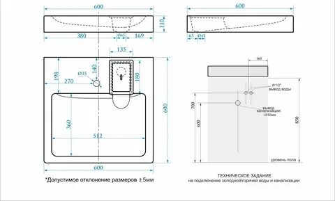 Стиралка под раковиной размеры