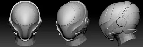 Vanu Flight Helmet Concept Art.