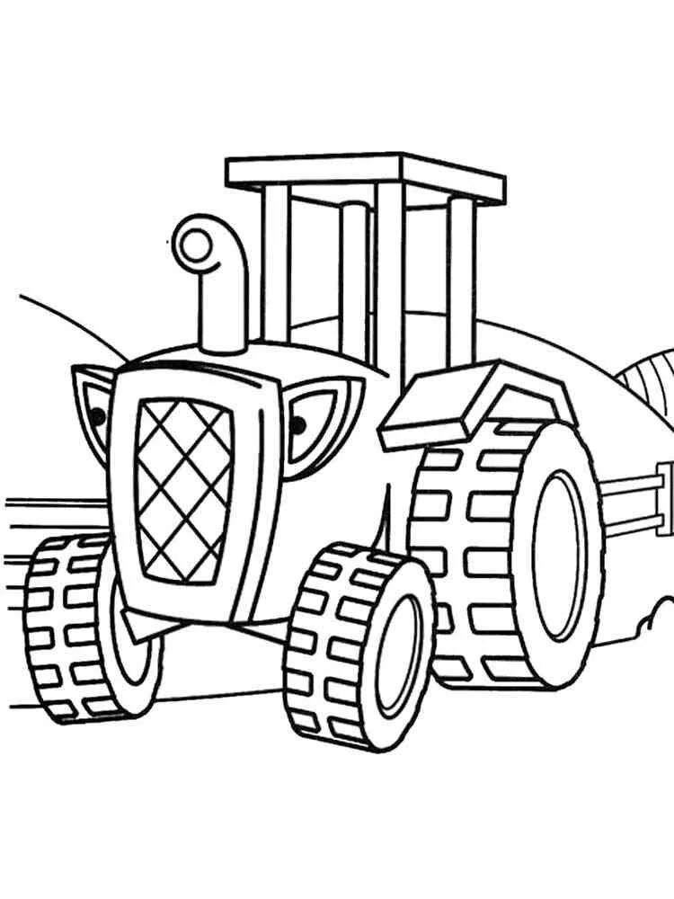Трактор раскраска распечатать. Трактор разукрашка. Трактор разукрашка для малышей. Трактор раскраска для детей. Раскраски машинки для мальчиков трактор.