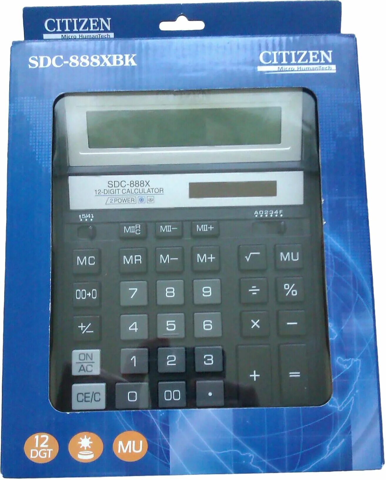 Калькулятор citizen sdc 888xbk