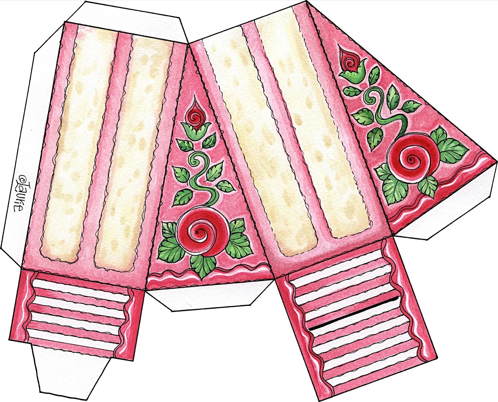 Бумажная еда картинки. Развертка кусочка торта. Кусок торта развертка. Макет торта из бумаги. Коробочки для бумажного торта.