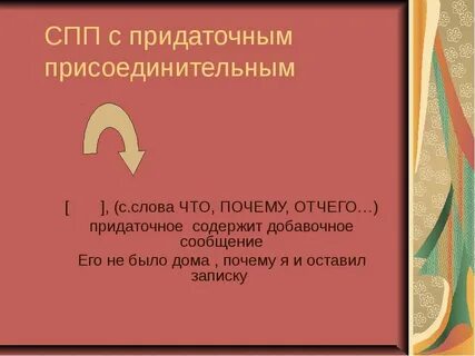 Присоединительные сложноподчиненные предложения