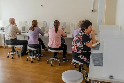 Пациенты санатория