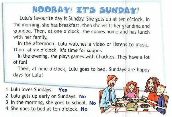 On sunday she is going. On Sundays 3 класс. Английский язык on Sundays. Портфолио on Sundays. Lulu's favourite Day is Sunday.