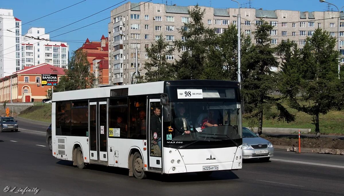 Красноярск движения автобусов 98. Маз 206 красноярск. маз-206 автобус красноярск. автобус 98 красноярск. автобус маз красноярск.