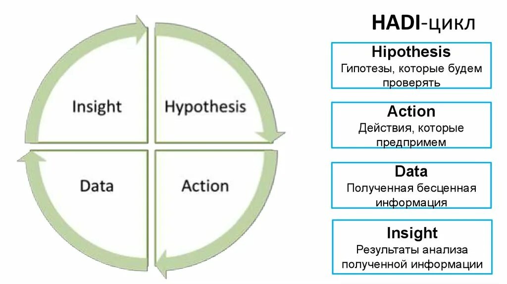 Hadi циклы. Методология Хади циклов. Цикл тестирования гипотезы. Hadi примеры гипотез.