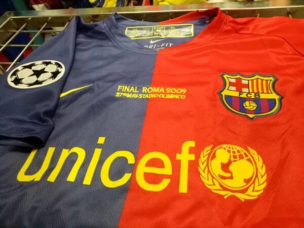 Final rom. Jersey Barcelona 2009.