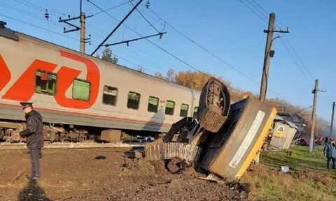 Поезд сошел с рельсов новороссийск