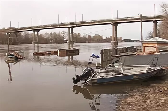 Подъем воды в клязьме ковров