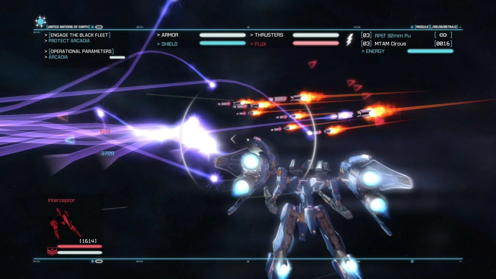 Operation parameters