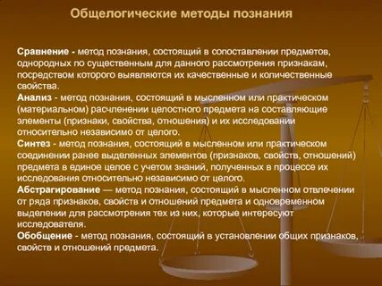 Методы и приемы познания