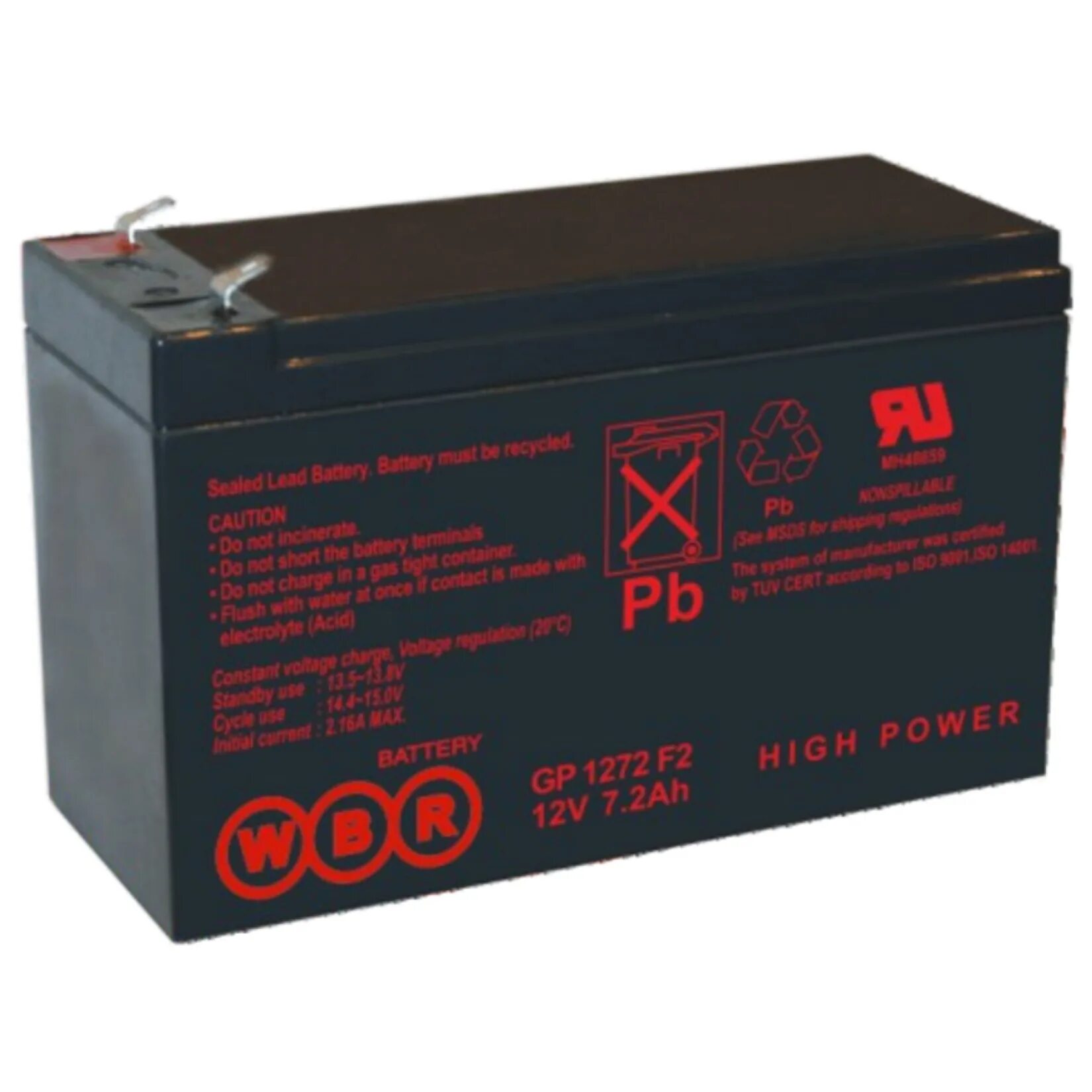 Аккумулятор gp1272 для ибп. Wbr gp1272 28w. wbr gp 1272. wbr gp12170. акб для ибп 12в 7ач.