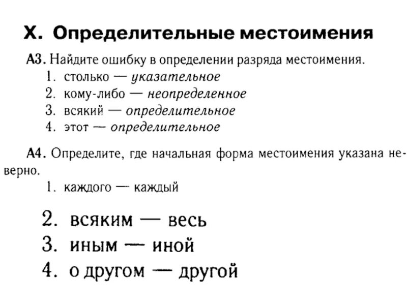 Определильное местоимения. Неопределителни местоимения. Определительныеместоимение это. Определит местоимения. Род число падеж определительных местоимений