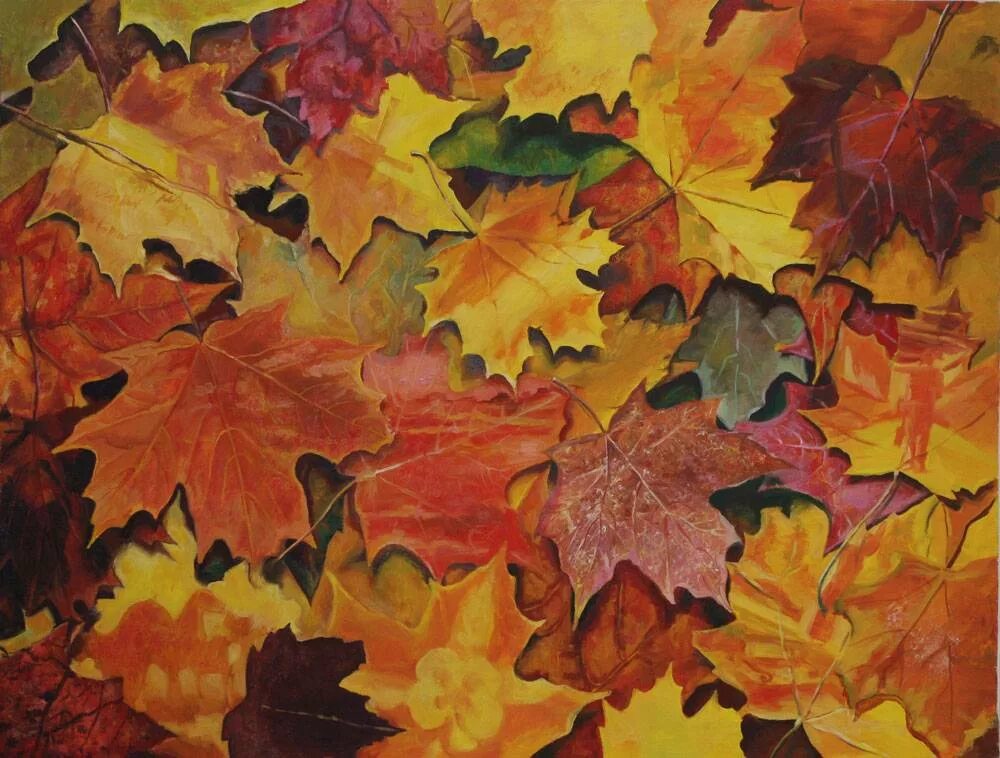 Листва живопись. Осенние листья живопись. Осенние листья акварель. Картина осенние листья. Картины осенних листьев.