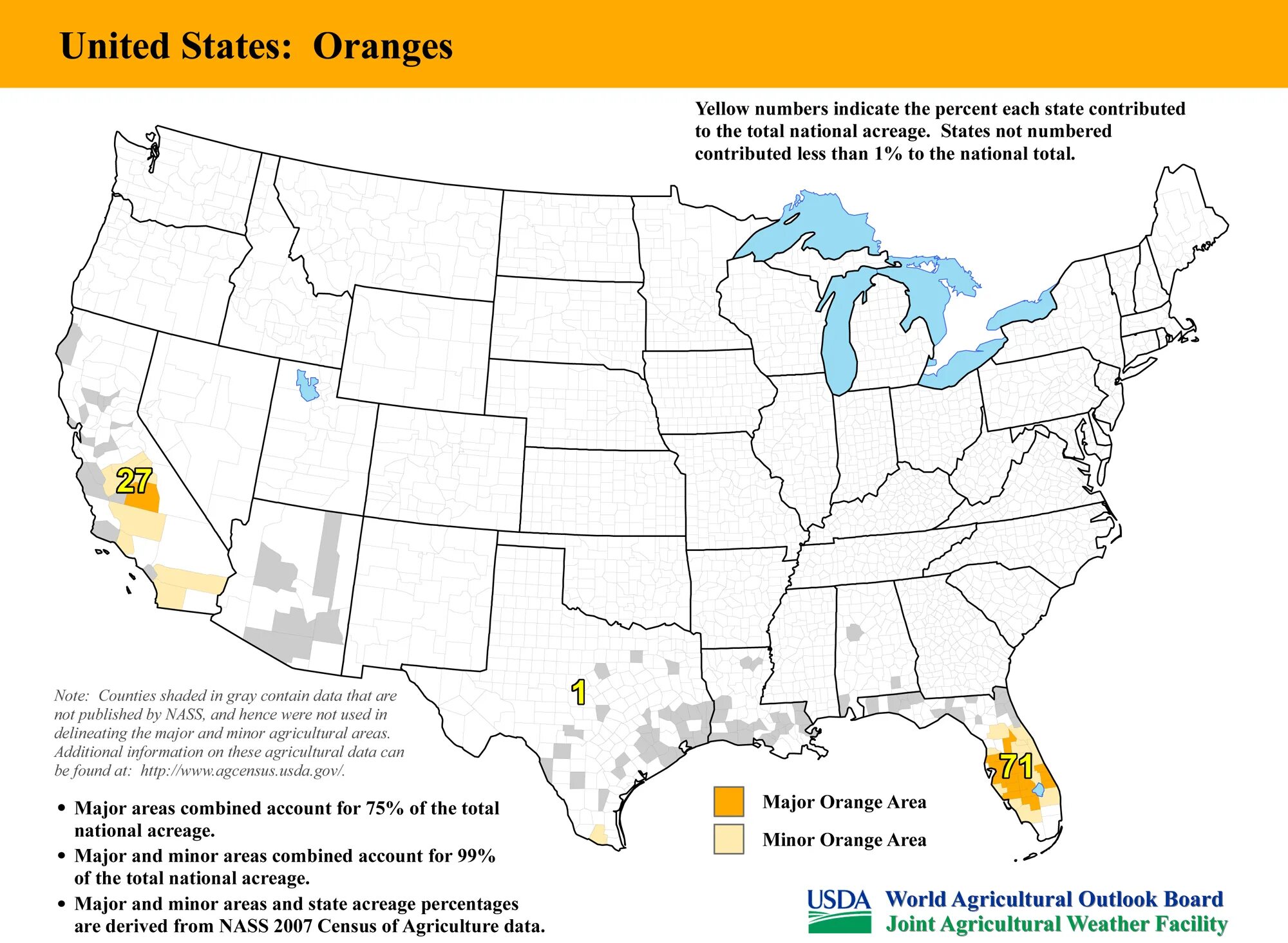 Major areas. Где растут цитрусовые карта. Цитрусовые штаты США. Ситрес Хайтс. Карта плантаций в США.