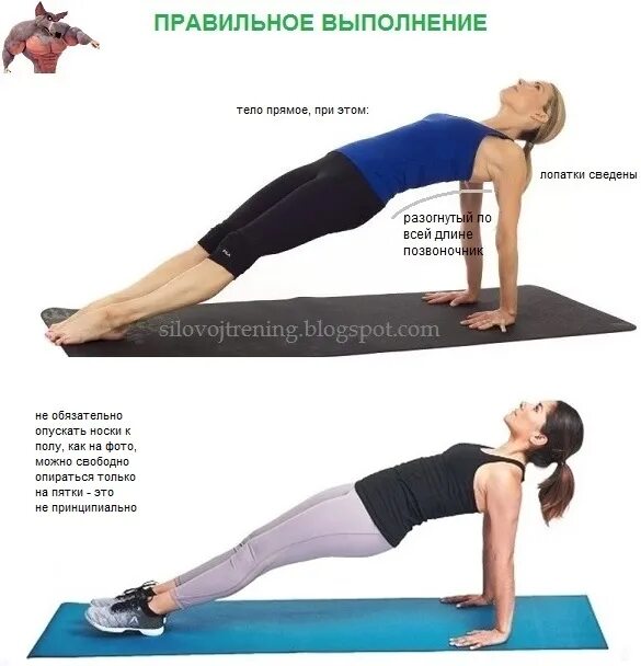 Обратную планку. Обратную планку