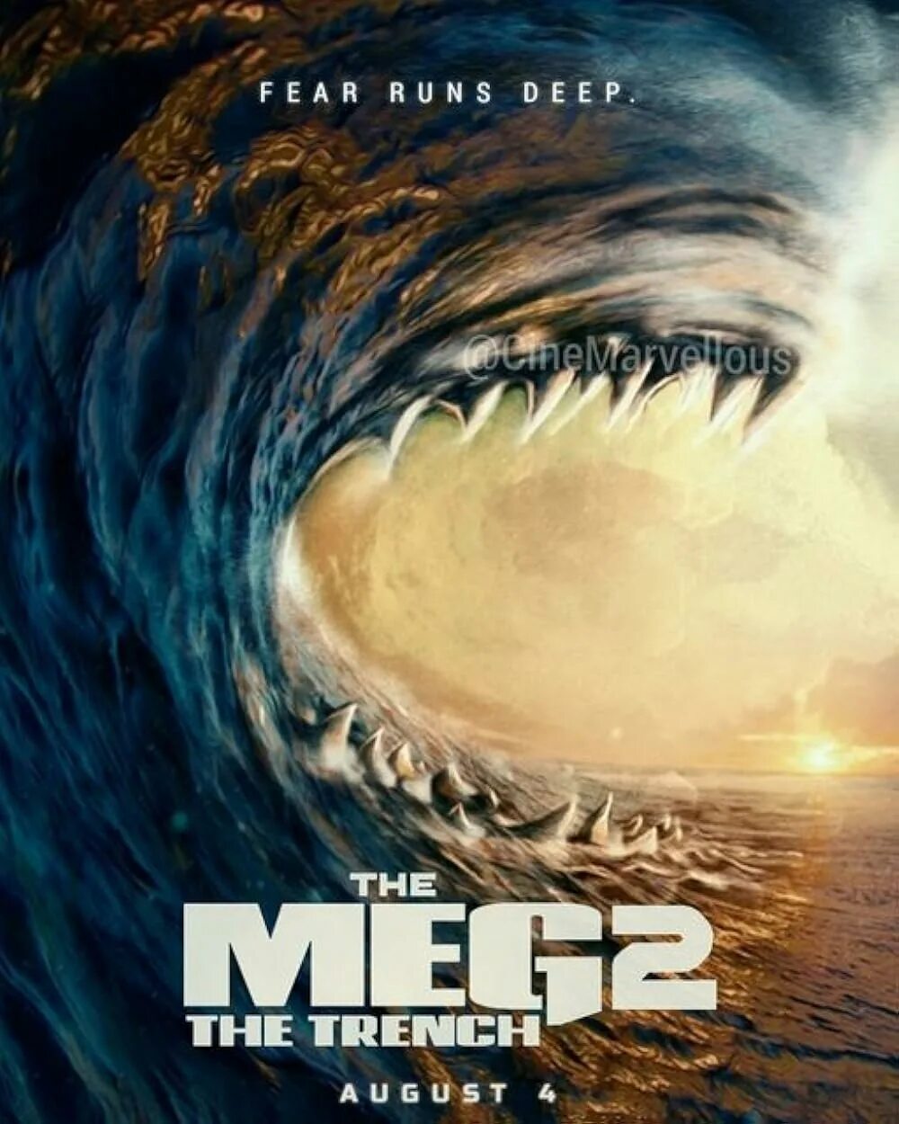 Poster 2023. Meг 2: безднa (2023). Meg 2 the Trench 2023. МЕГАЛОДОН 2 бездна. Мэг бездна.