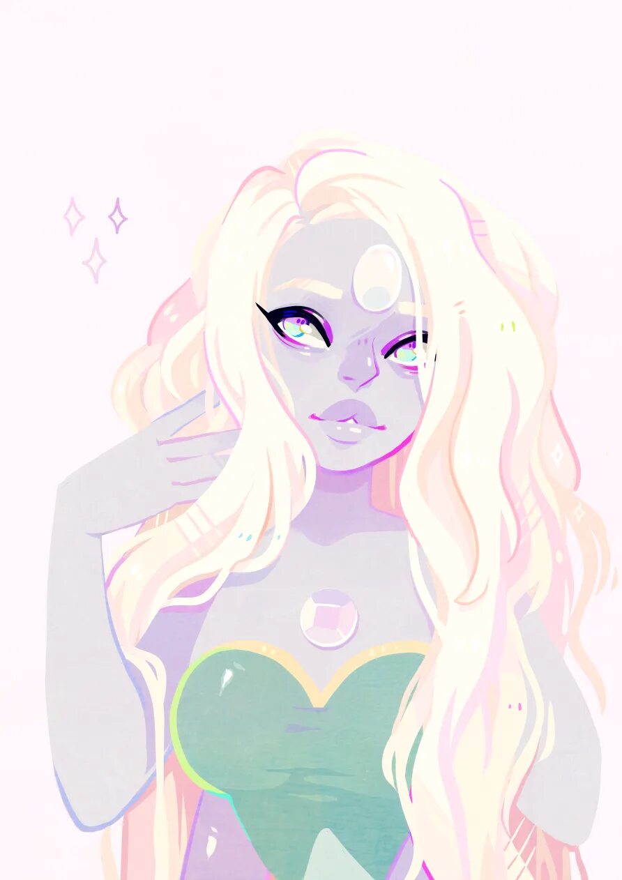 Опал вселенная стивена. Steven Universe Opal арт. Опал Стивен Юниверс. Опал Стивен Юниверс арт. Стивен Юниверс арты опал.