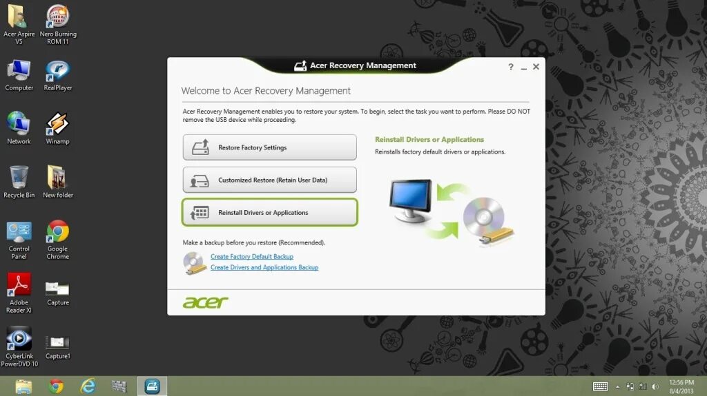 Acer Windows Vista. Скрытые разделы Windows Vista Acer. Обновление v12 5.3.0. Диск восстановления Windows Vista Acer.