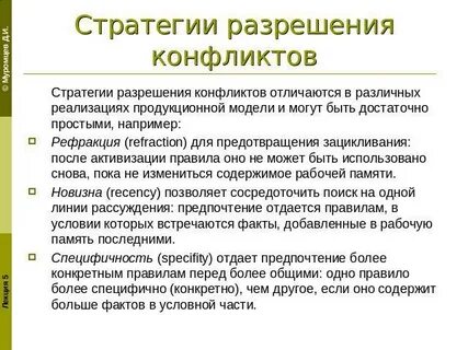 Стратегии разрешения проблем