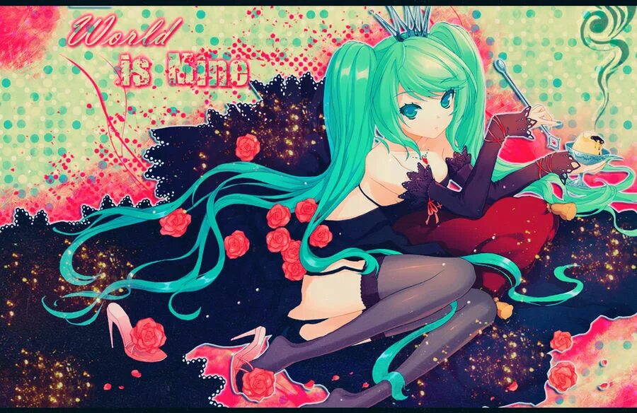 World is mine Miku. Hatsune Miku World is mine. Мику World is mine.