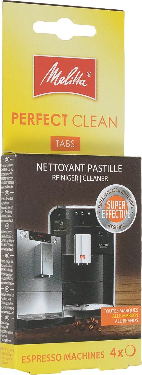 Чистка кофемашины melitta. Таблетки melitta perfect clean. таблетки для кофемашин очищающие melitta, 4 х 1.8г. melitta кофе.