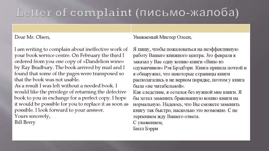 Letters пример. Письмо жалоба на английском языке. Letter of complaint пример. Пример письма жалобы на английском. Letter of complaint структура.