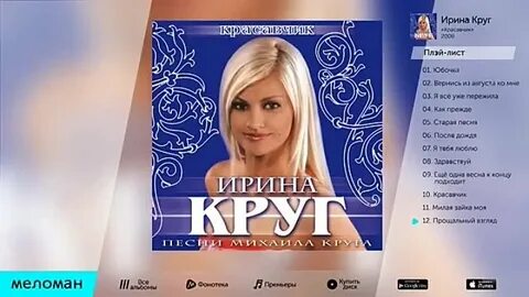 Минус песни ирины
