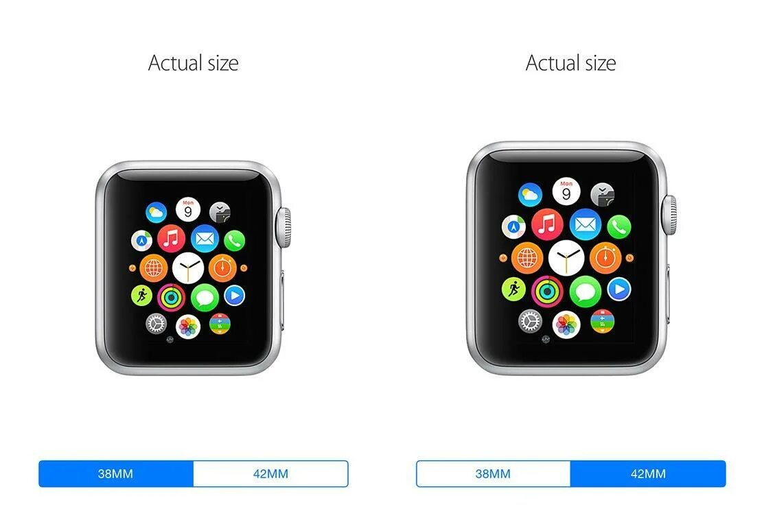 Размеры часов apple watch 9. Apple watch Size Comparison. Размеры Apple watch. Which Apple. Игрушка эпл стор часы.