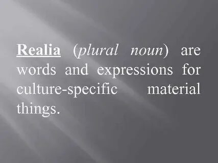 Specific words