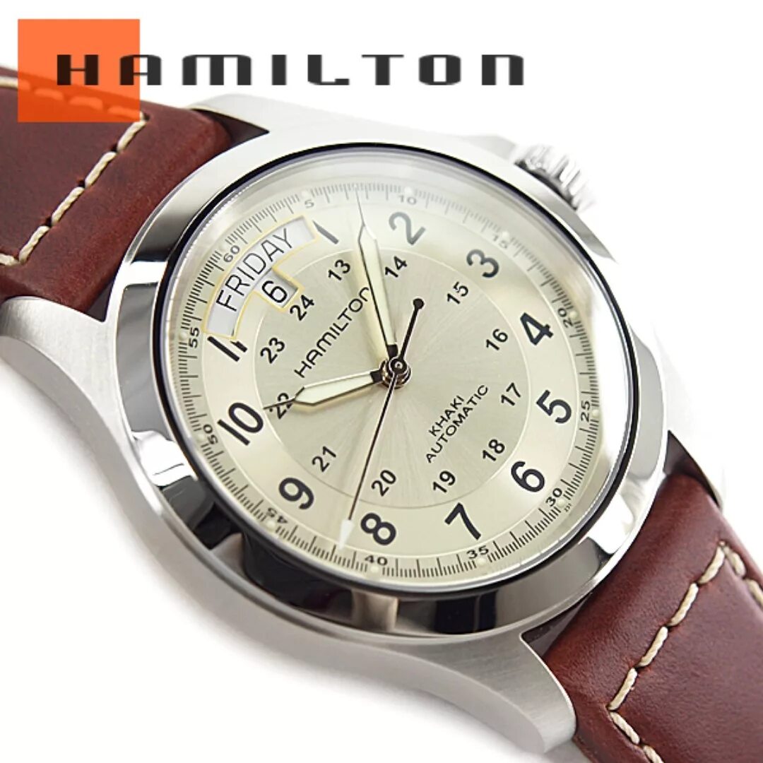 Hamilton h64455523. Hamilton h64455523 Khaki. Hamilton Khaki King Automatic. H64455523. Хаки кинг