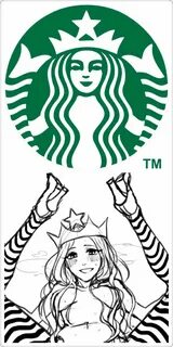 Odd Stuff Magazine - Starbucks Logo Sketch. 