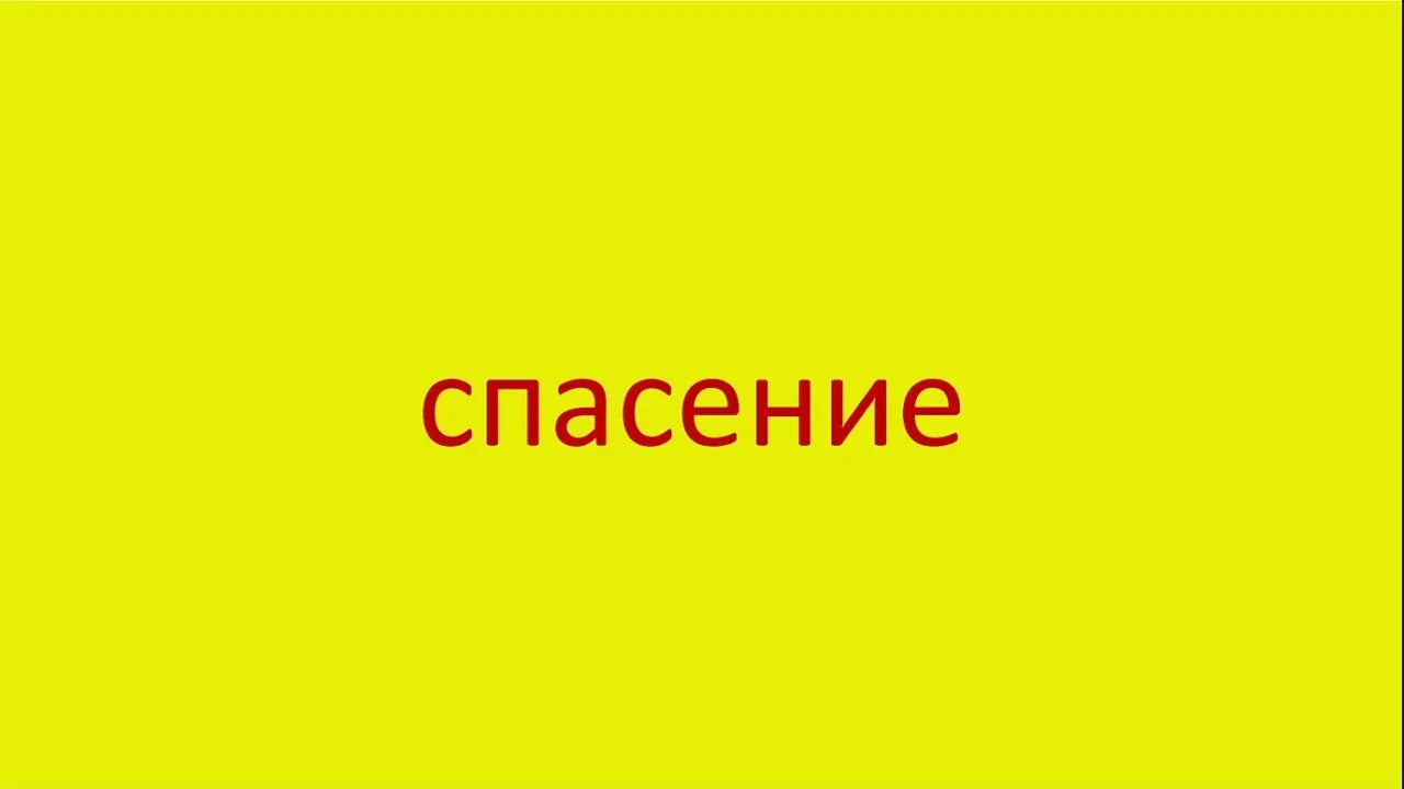 Как ты понимаешь слово спасатель