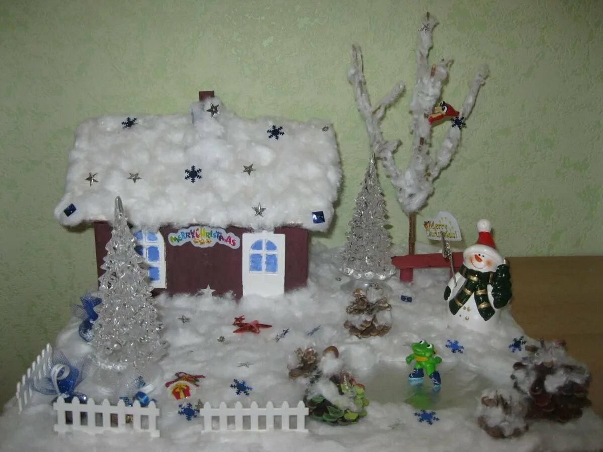 зимняя поделка в детский сад. новогодняя поделка в "адик. зимняя поделка в детский сад. поделки на тему зима. новогодняя поделка в "адик.