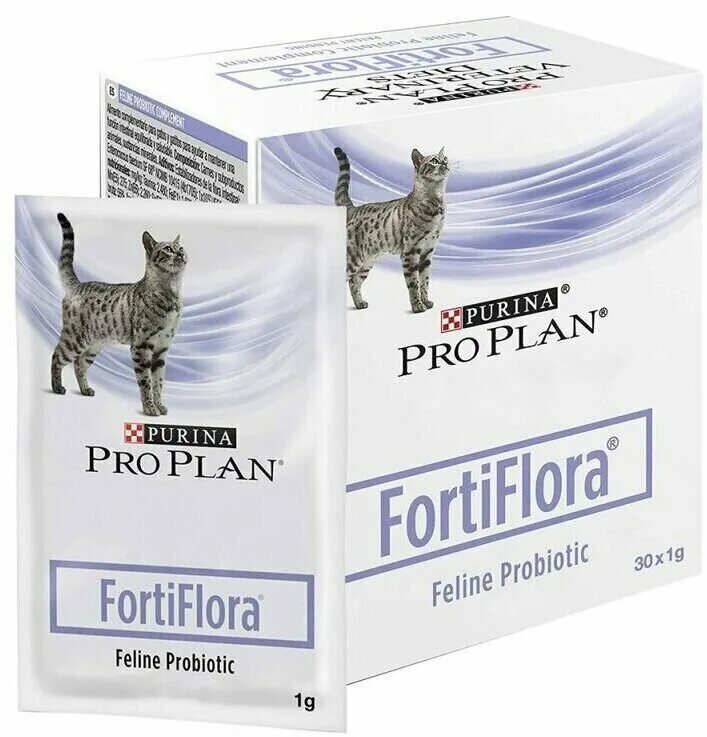 Purina Pro Plan Fortiflora для кошек. Пробиотик для кошек фортифлора. Кормовая добавка для кошек Purina Pro Plan Veterinary Diets Fortiflora, 1 г,. Пробиотик Проплан для кошек и собак Fortiflora.