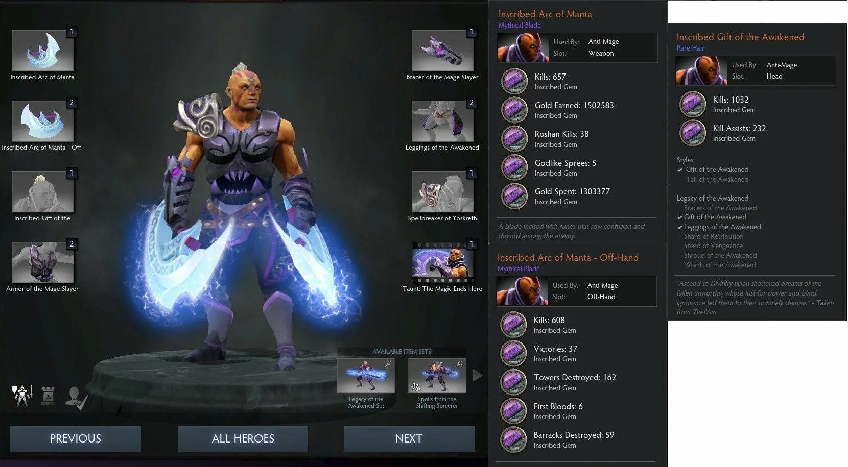 Скилы антимага. Anti mage дота 2 сет. dota 2 mix sets anti mage. топ сеты на антимага дота 2. антимаг дота 2 скины.