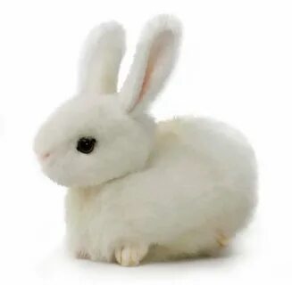 Мягкая игрушка белый заяц