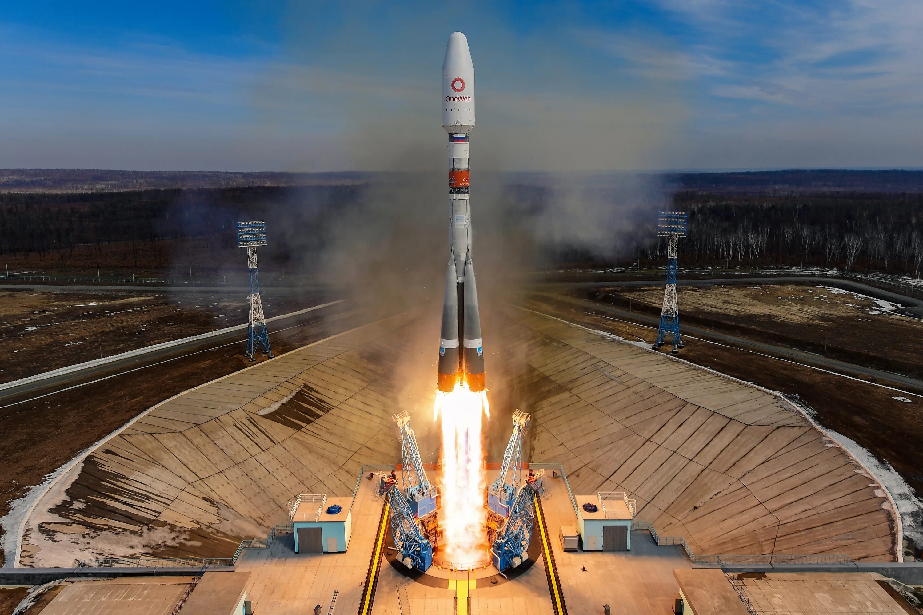 На какую сторону запускают космические корабли