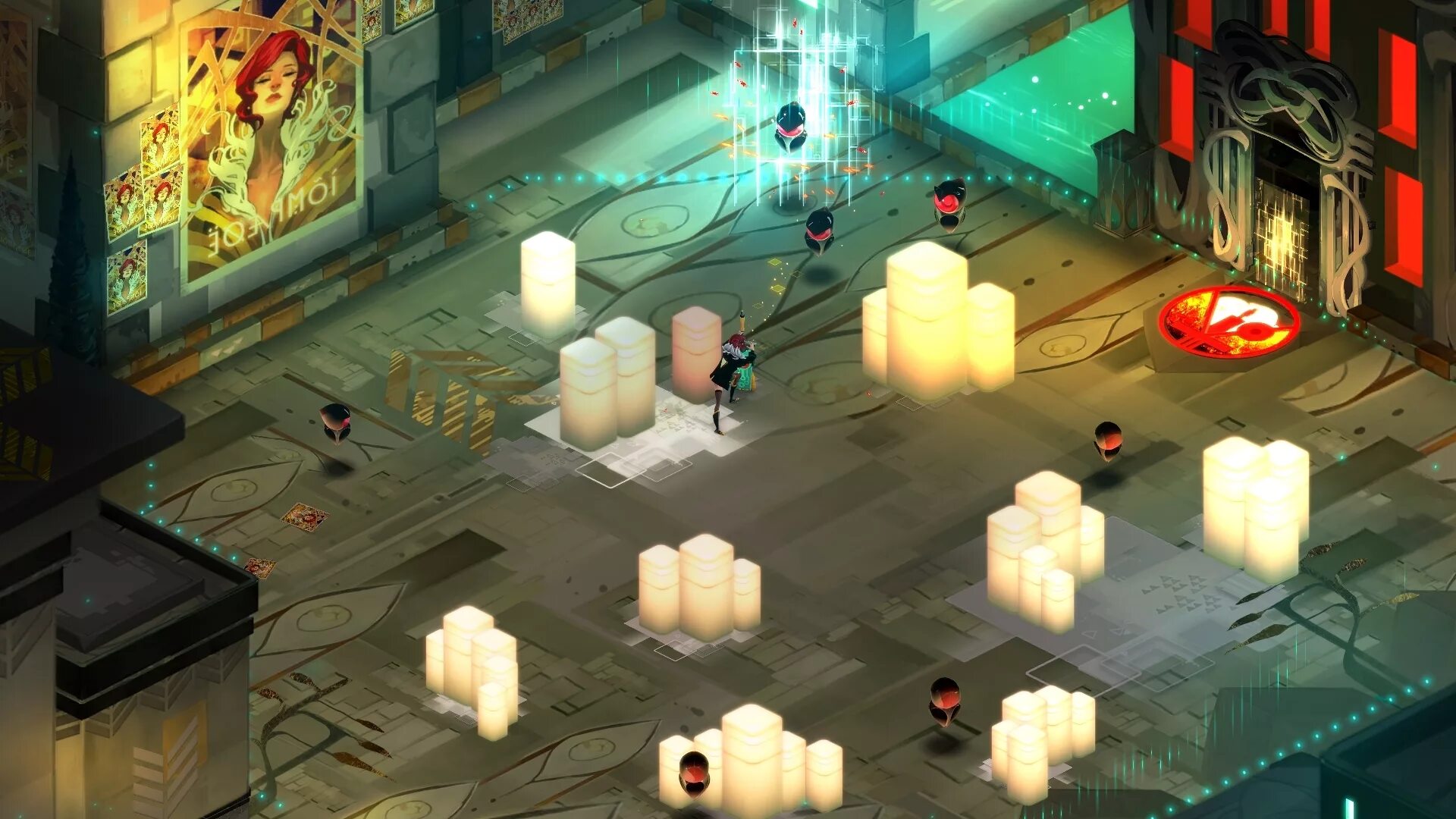 Новые игры трешбоксе. Transistor (игра). Supergiant транзистор игра. Транзистор игра Скриншоты. Transistor игра геймплей.