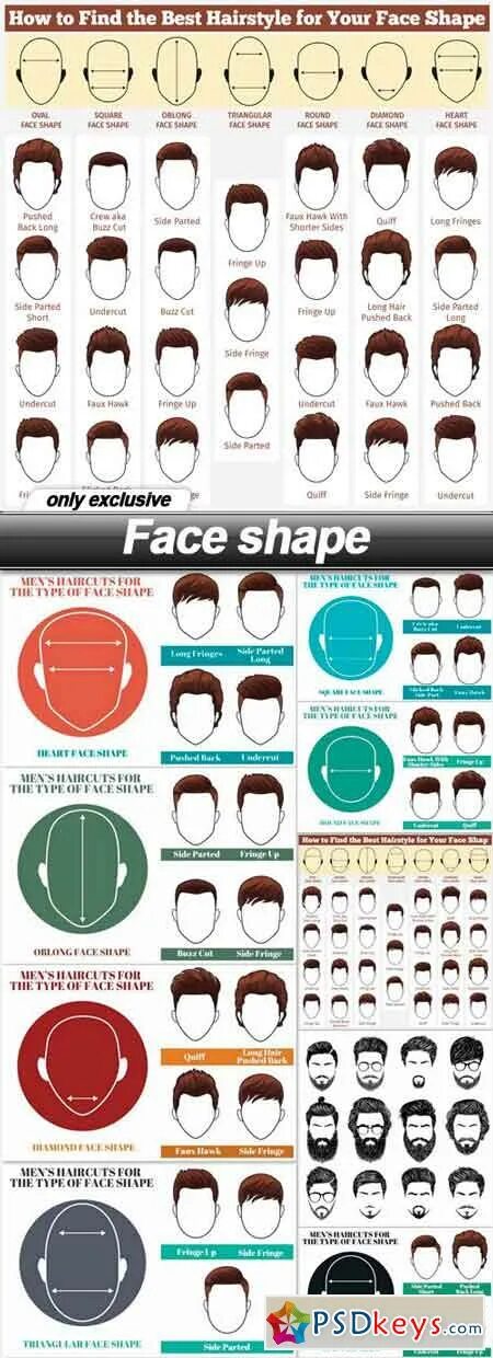 Hair facial characteristics body build. Face shapes. diamond face shape men. oblong форма лица. haircuts for oval face shape.